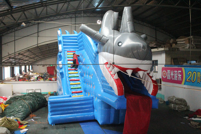 南陵大鲨鱼水滑梯制造